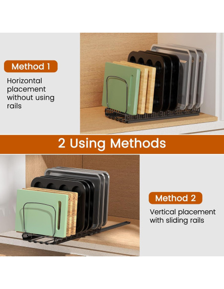 Organizador de Gabinete Housolution con 10 Divisores Ajustables