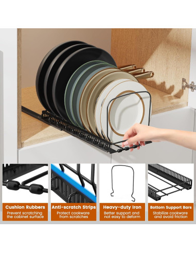 Organizador de Gabinete Housolution con 10 Divisores Ajustables