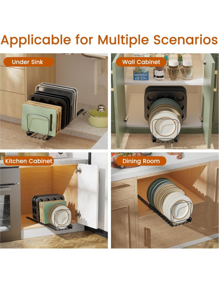 Organizador de Gabinete Housolution con 10 Divisores Ajustables