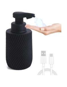 Dispensador Automático de Jabón Espumoso LUNKAFO Negro 300ml