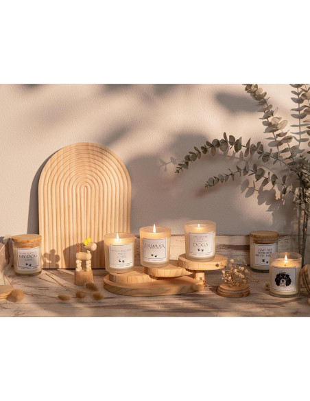 Vela Aromática Lavanda Amigable con Mascotas - Regalo Divertido Vela Aromática Lavanda Amigable con Mascotas - Regalo Divertido