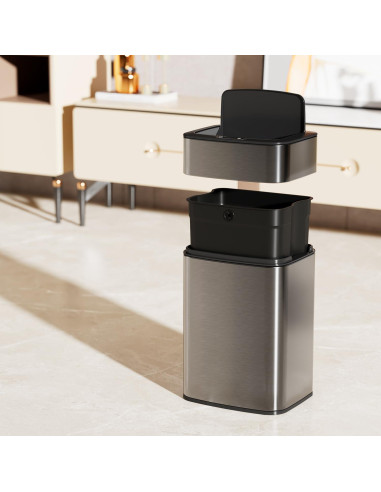 Basurero Automático TODAYGO 10L Acero Inoxidable Sin Contacto