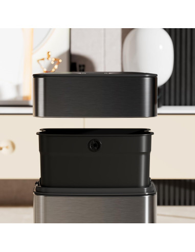 Basurero Automático TODAYGO 10L Acero Inoxidable Sin Contacto