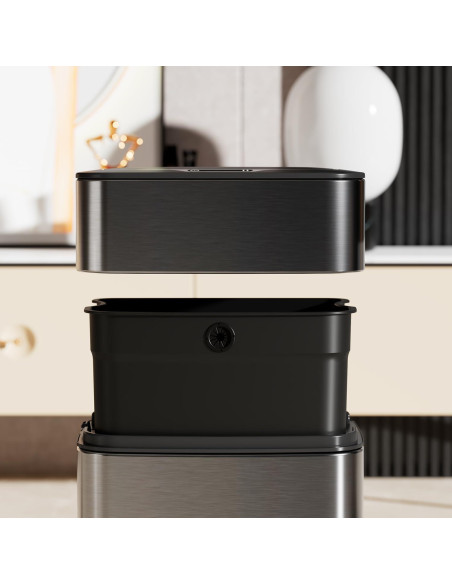 Basurero Automático TODAYGO 10L Acero Inoxidable Sin Contacto