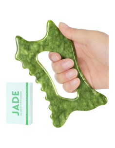 Juego de Herramientas Gua Sha de Jade 6 en 1 Crossmoon