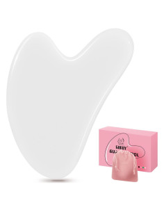 Tabla Gua Sha de Jade Natural GUKOY - Alivio de Tensiones Musculares