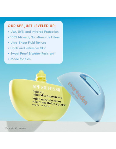 Conjunto de Cuidado de la Piel para Niños Evereden - Limpiador Facial, Crema y Protector Solar SPF 50