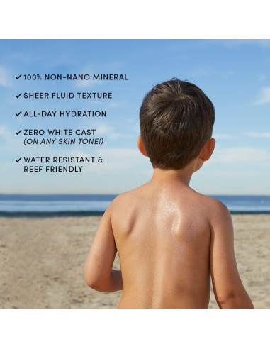 Conjunto de Cuidado de la Piel para Niños Evereden - Limpiador Facial, Crema y Protector Solar SPF 50