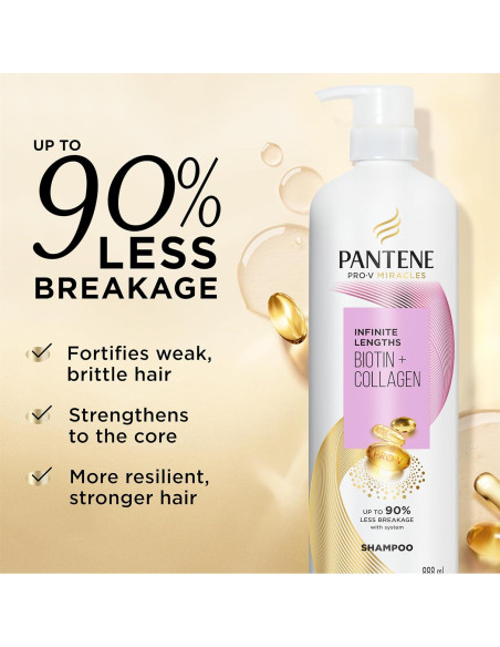 Champú Pantene Pro-V Longitudes Infinitas 887 ml - Libre de Sulfatos