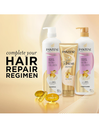 Champú Pantene Pro-V Longitudes Infinitas 887 ml - Libre de Sulfatos