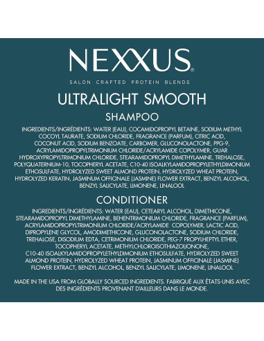 Champú y Acondicionador Nexxus Ultralight Suave 384g - Anti Frizz