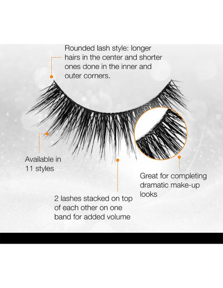 Pestañas Postizas Ardell Doble 207 - Volumen Doble, 4 Pares Pestañas Postizas Ardell Doble 207 - Volumen Doble, 4 Pares