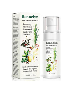 Spray Crecimiento Cabello Rennelyn 60ml Aceite Romero Ricino