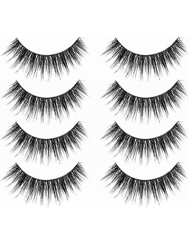 Pestañas Postizas Ardell Doble 207 - Volumen Doble, 4 Pares