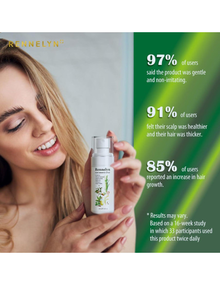 Spray Crecimiento Cabello Rennelyn 60ml Aceite Romero Ricino