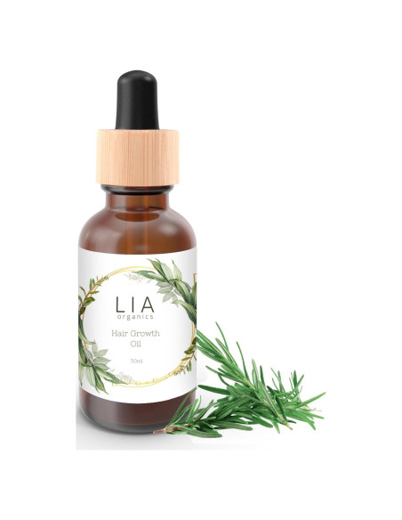 Aceite Crecimiento Cabello Orgánico 50 ml - Romero, Ricino, Amla