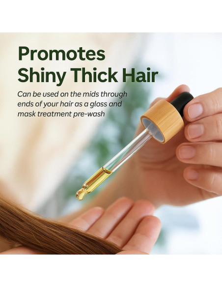 Aceite Crecimiento Cabello Orgánico 50 ml - Romero, Ricino, Amla