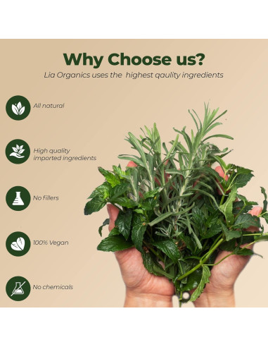 Aceite Crecimiento Cabello Orgánico 50 ml - Romero, Ricino, Amla