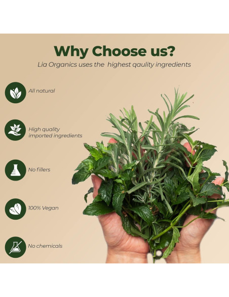 Aceite Crecimiento Cabello Orgánico 50 ml - Romero, Ricino, Amla