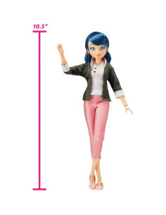 Muñeca Marinette Superhero Secret Ladybug Playmates Toys 26.67 cm 2