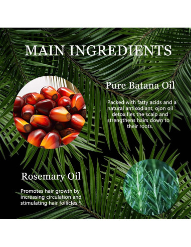 Aceite de Batana Orgánico Tgideas 29.57 ml - Crecimiento Capilar