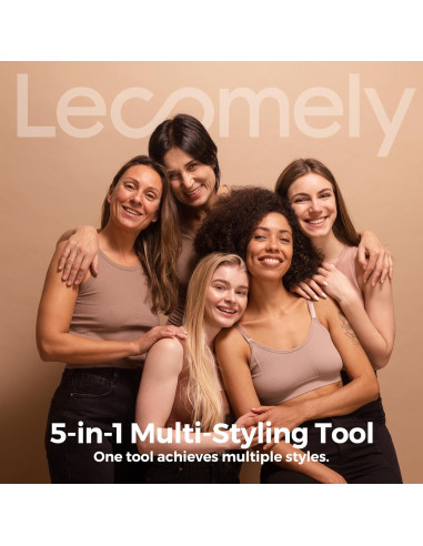 Estilizador de Cabello 5 en 1 Lecomely A3 - Rizado, Secado y Alisado