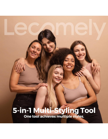 Estilizador de Cabello 5 en 1 Lecomely A3 - Rizado, Secado y Alisado