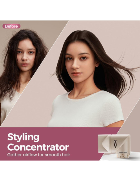 Estilizador de Cabello 5 en 1 Lecomely A3 - Rizado, Secado y Alisado