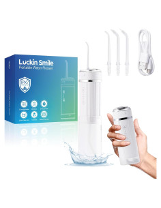 Hidrolimpiador Dental Luckin Smile Inalámbrico 250ml IPX7