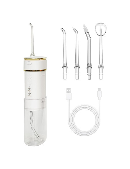 Irrigador Oral Portátil WAAYAA Mini Inalámbrico Recargable IPX7