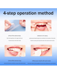 Tiras Blanqueadoras de Dientes Vatonezich - 50 Tiras Efectivas 2