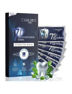 Tiras Blanqueadoras de Dientes Chloe'C | 7 Tratamientos Menta
