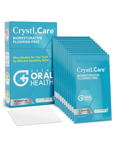 Tiras Dentales CrystLCare para Sensibilidad Dental - 14 Unidades