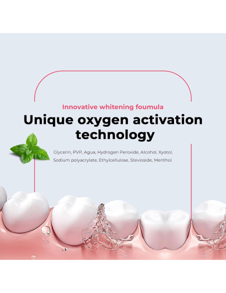 Tiras Blanqueadoras DentiSmart - 28 Tiras para Dientes Sensibles