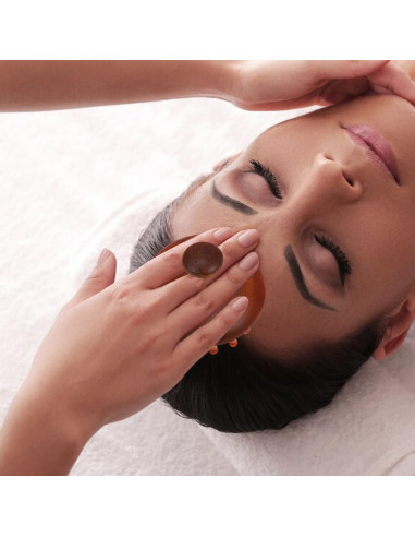 Peine de Madera de Sándalo Gatuida - Masajeador de Cuero Cabelludo