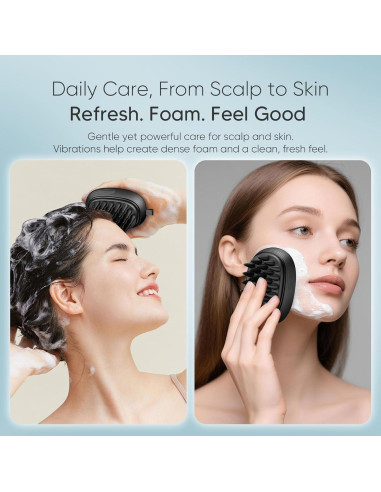 Cepillo de Masaje Eléctrico EKZ para Cuero Cabelludo - Silicona
