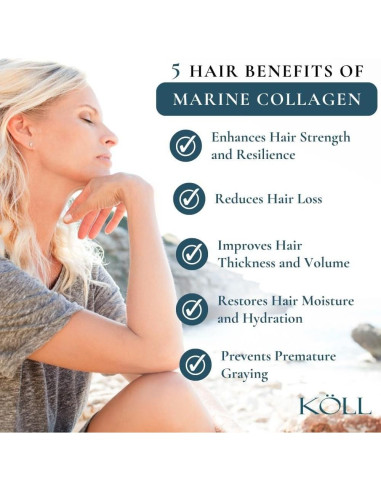 KLL Polvo de Colágeno Marino Hidrolizado 300g Sin Sabor