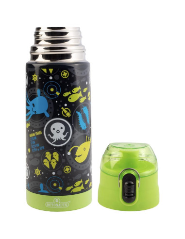 Botella de Agua Aislada Octonauts 384 ml Lima para Niños