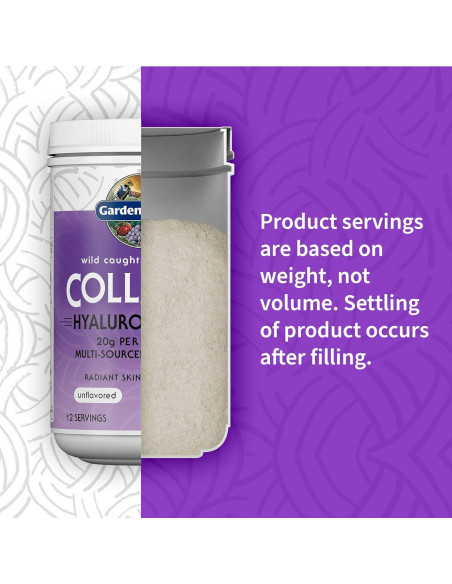 Suplemento de colágeno marino Garden of Life 20g sin sabor Suplemento de colágeno marino Garden of Life 20g sin sabor