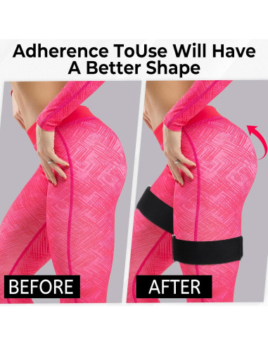 Bandas de Oclusión Glúteos Hpmjz 60x5cm Ajustables 2 Pcs