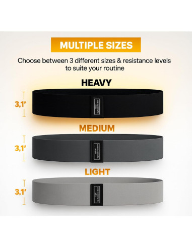 Cinturón de Hip Thrust ThrustFlex con 3 Bandas de Resistencia