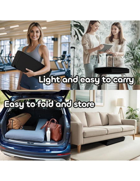 Colchoneta de Yoga Plegable Daner 12mm Ecológica Antideslizante