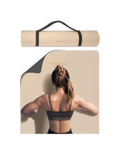 Alfombrilla de Yoga Extra Gruesa 8mm Wohao 182.88x71.12cm