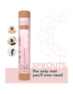 Alfombrilla de Yoga de Corcho Gurus 182.88x63.5cm Antideslizante 2