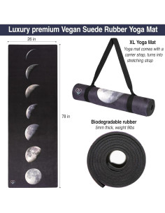 Alfombrilla de Yoga Antideslizante Peace Heart Yogi 5mm 2