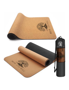 Alfombrilla de Yoga Gruesa Antideslizante MHW - VIVE BIEN 182x61cm