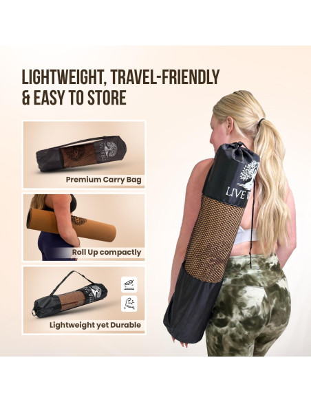 Alfombrilla de Yoga Gruesa Antideslizante MHW - VIVE BIEN 182x61cm