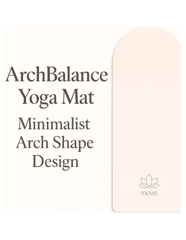 Esterilla de Yoga Mova ArchBalance Rosa Blush 182.88x68.07cm