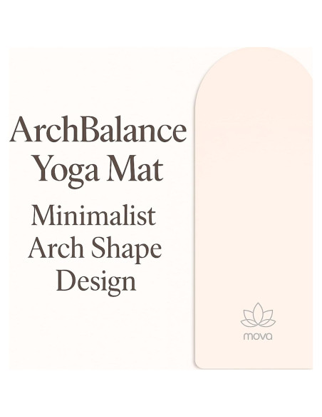 Esterilla de Yoga Mova ArchBalance Rosa Blush 182.88x68.07cm