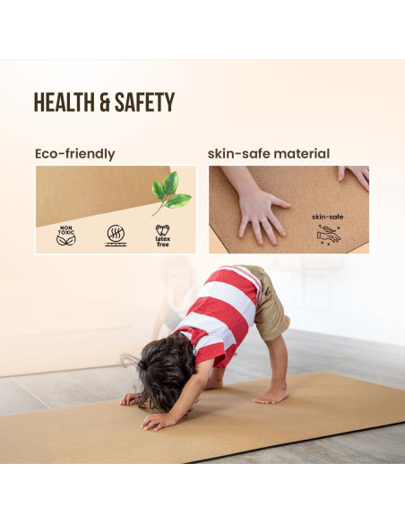 Alfombrilla de Yoga Gruesa Antideslizante MHW - VIVE BIEN 182x61cm